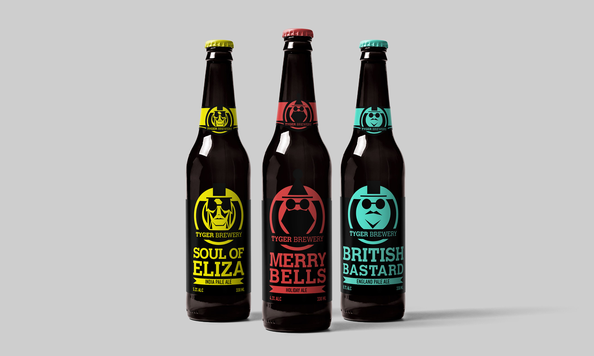 Tyger Brewery Packaging Design